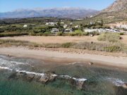 Kiani Akti Kreta, Kiani Akti: Prestigeträchtiges Grundstück direkt am Meer nahe Kalyves zu verkaufen Grundstück kaufen